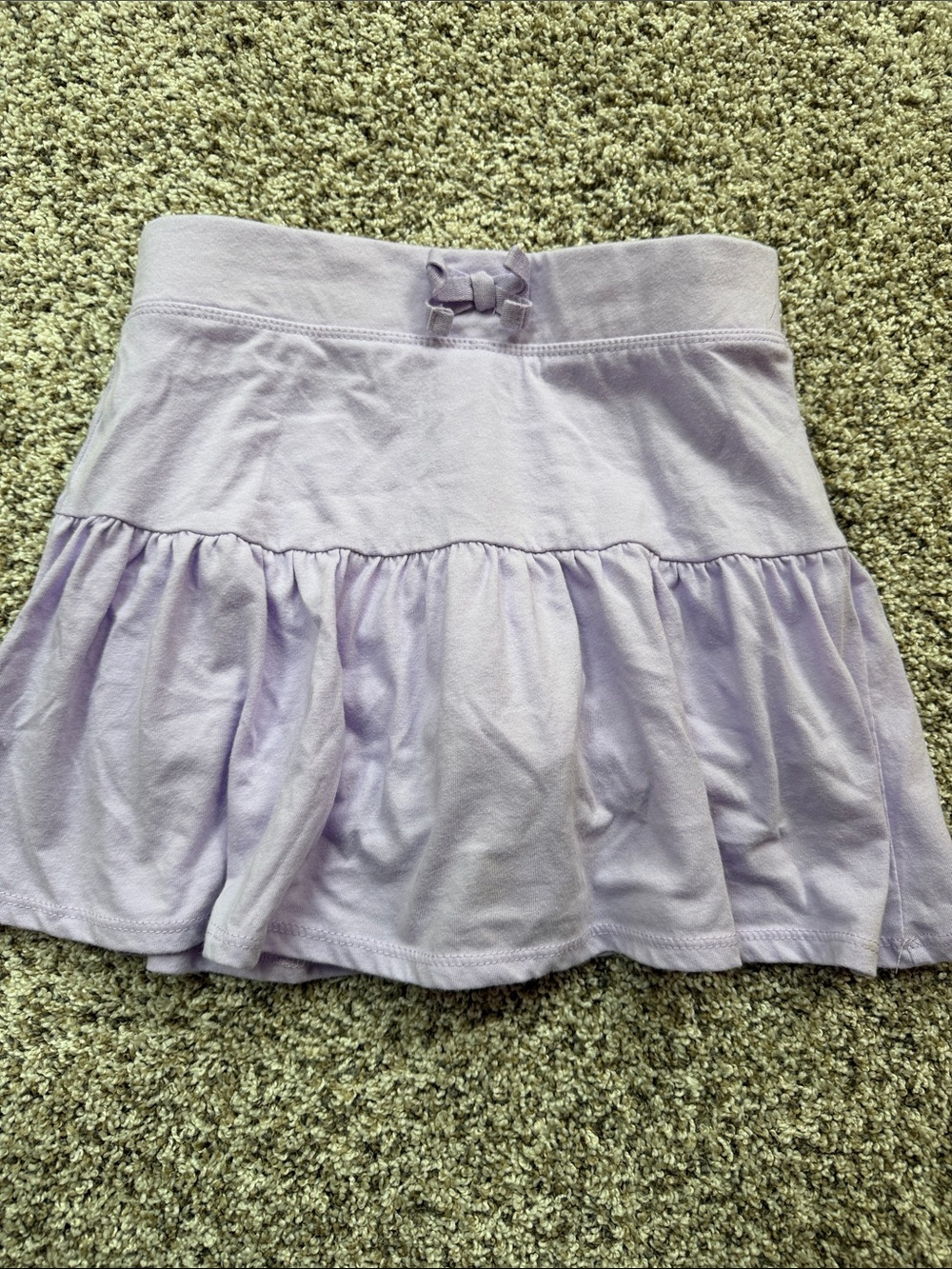 Children's Place girls size medium 7/8 Lavender Tiered Skater Skort
